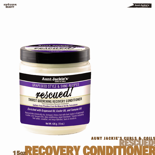 AUNT JACKIE'S CURLS & COILS Rescued Thirst Quenching Recovery Conditioner 15oz