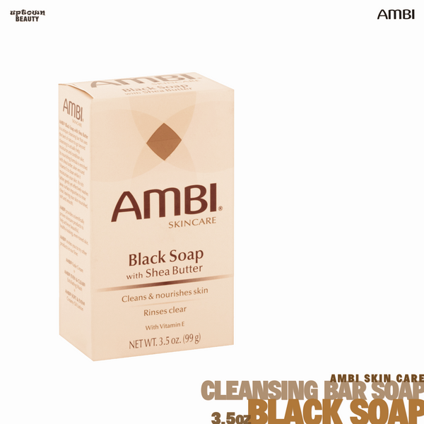 Ambi Skincare Black Soap with Shea Butter Bar 3.5oz