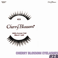 CHERRY BLOSSOM 100%Human Hair Eyelashes- #28