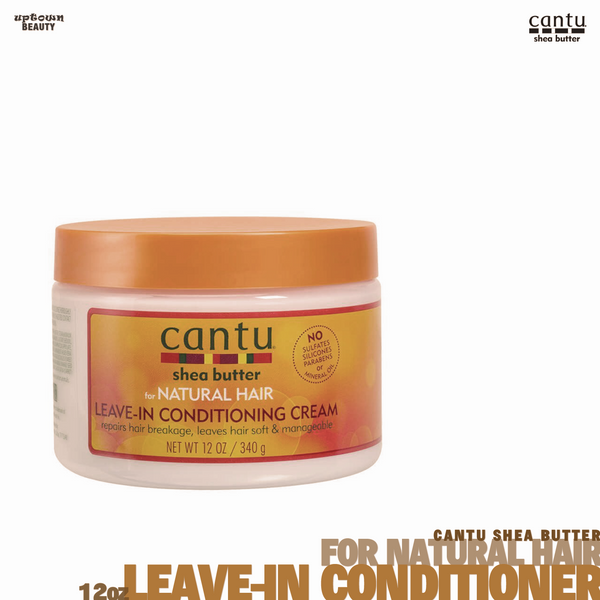 Cantu Shea Butter for Natural Hair Leave in Conditioner Repair Cream 12 Oz