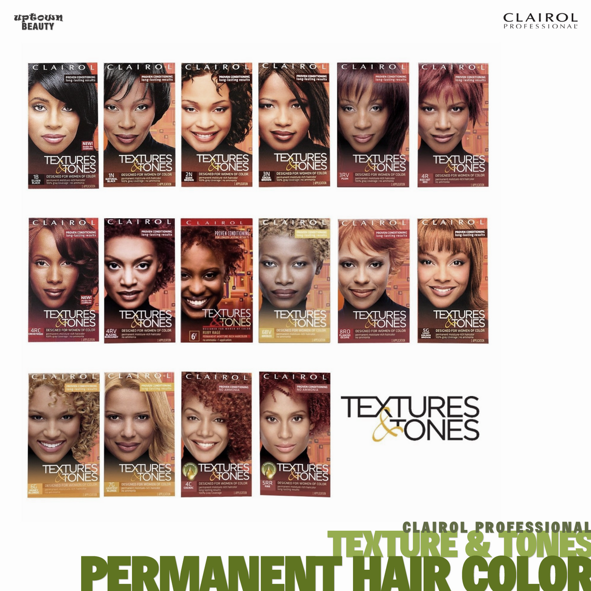 Clairol Textures And Tones Permanent Hair Color Dye Kit Stella De Paris