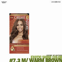 Creme Of Nature Exotic Shine Hair Color - #7.3 Medium Warm Brown