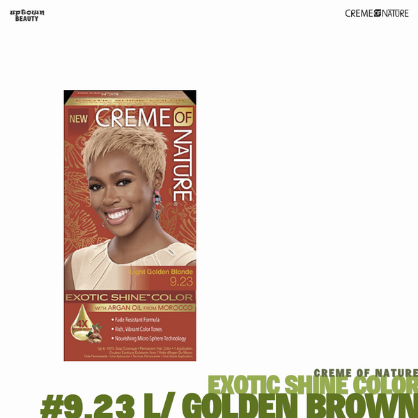 Creme Of Nature Exotic Shine Hair Color - #9.23 Light Golden Brown