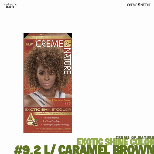 Creme Of Nature Exotic Shine Hair Color - #9.2 Light Caramel Brown