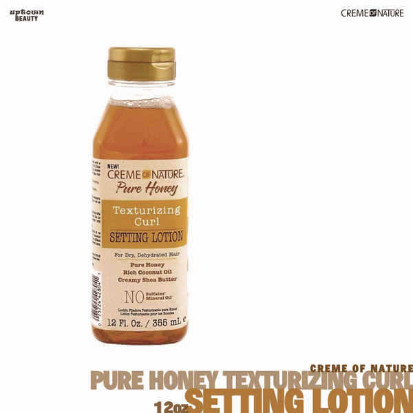 Creme Of Nature Pure Honey Setting Lotion 12 Ounce (355ml)