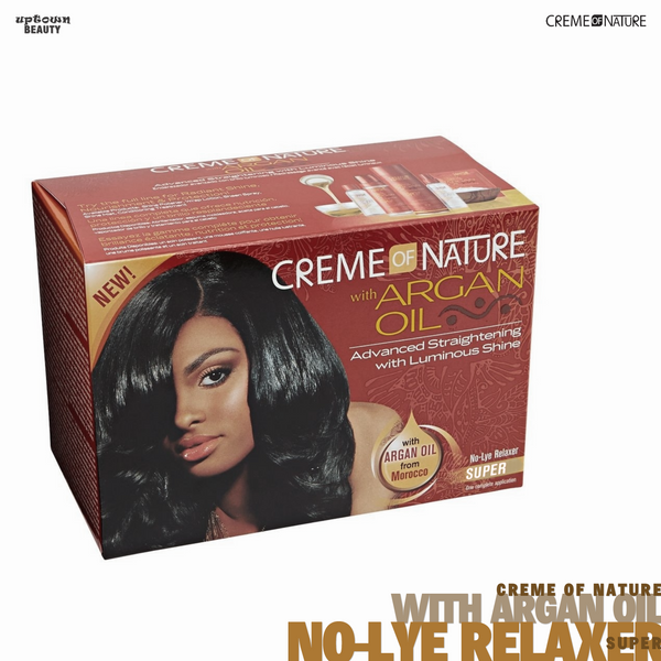 Creme of Nature With Argan Oil No-Lye Relaxer, super