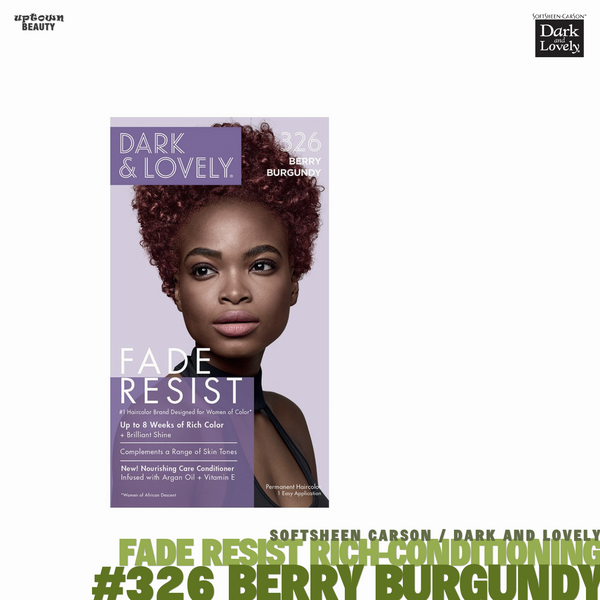 Dark and Lovely Fade Resist Rich Conditioning Hair Color #326 Berry Burgundy