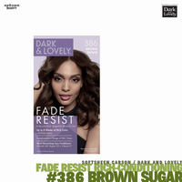 Dark and Lovely Fade Resist Rich Conditioning Hair Color #386 Brown Sugar