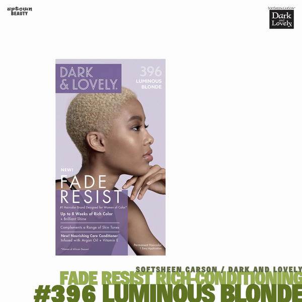 Dark and Lovely Fade Resist Rich Conditioning Hair Color #396 Lumious Blonde