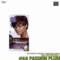 Dark and Lovely Go Intense Ultra Vibrant Color on Dark Hair #68 Passion Plum