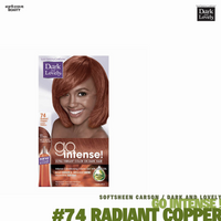 Dark and Lovely Go Intense Ultra Vibrant Color on Dark Hair #74 Radiant Copper