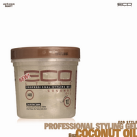 Eco Style Professional Coconut Oil Gel. 8oz