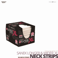 GRAHAM BEAUTY Sanek XL Longer & Wider 50 Neck Strips  3.5 x 25.5 inches