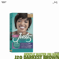 Just 5 5-Min for Women Permanent Hair Color #J-20 Darkest Brown