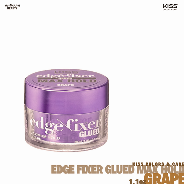 KISS Edge Fixer Glued Maximum Hold Grape 1oz