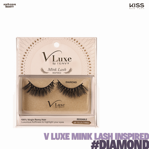 KISS V Luxe by I Envy Real Mink Silk Chiffon #-Diamond
