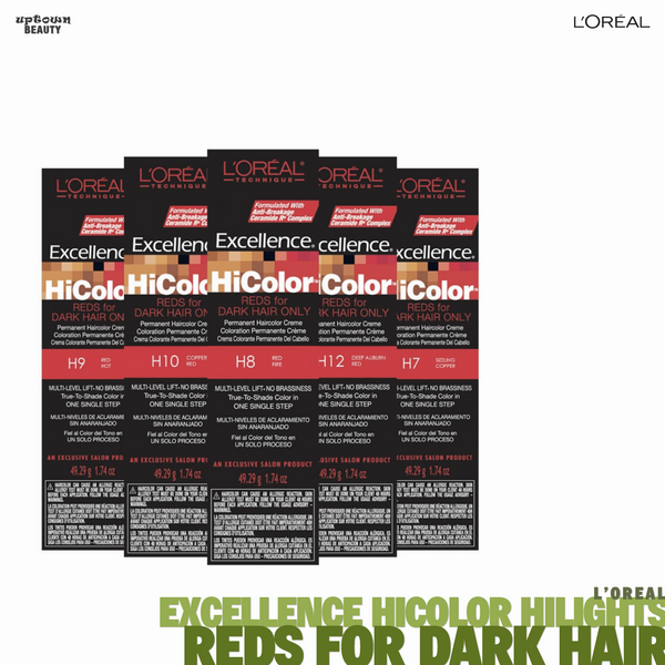 L'Oreal Excellence HiColor Highlights REDS for Dark Hair Only 1.74oz