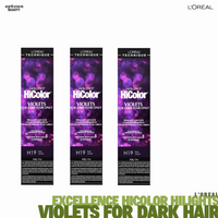 L'Oreal Excellence HiColor Highlights VIOLETS for Dark Hair Only 1.74oz