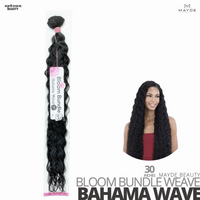 MAYDE BEAUTY Synthetic Bloom Bundle Weave #Bahama Wave 30 inches