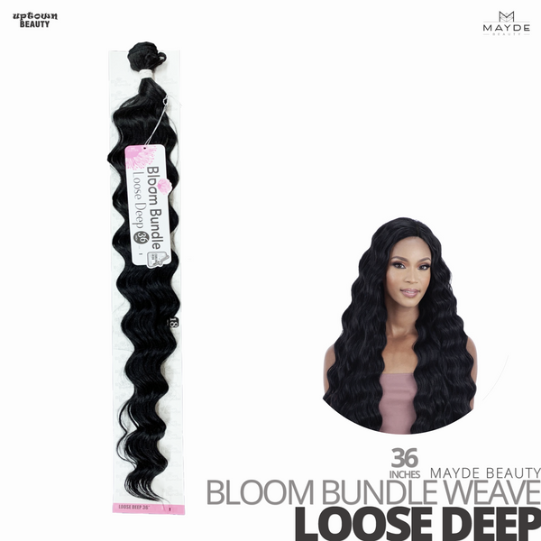 MAYDE BEAUTY Synthetic Bloom Bundle Weave #Loose Deep 36 inches
