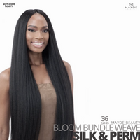 MAYDE BEAUTY Synthetic Bloom Bundle Weave #Silk & Perm 36 inches