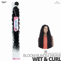 MAYDE BEAUTY Synthetic Bloom Bundle Weave #Wet & Curl 36 inches