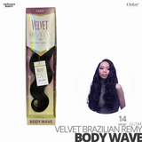 OUTRE 100% Remy Human Weave Hair VELVET Brazilian # Body Wave #14 inches