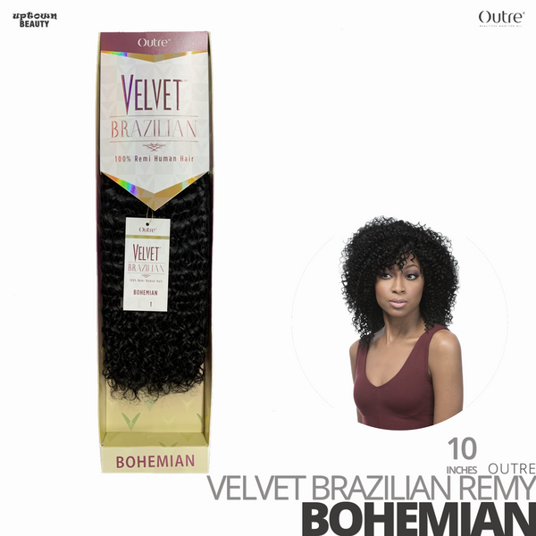 OUTRE 100% Remy Human Weave Hair VELVET Brazilian # Bohemian #10 inches