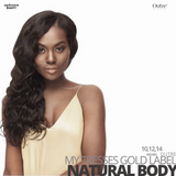 OUTRE Human Bundle- My Tresses Gold Label -# Natural Body 10-12-14 inches