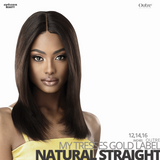 OUTRE Human Bundle- My Tresses Gold Label -# Natural Straight 12-14-16 inches