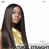 OUTRE Human Bundle- My Tresses Gold Label -# Natural Straight 14-16-18 inches