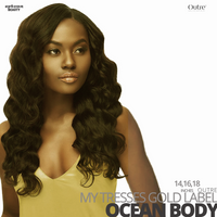 OUTRE Human Bundle- My Tresses Gold Label -# Ocean Body 14-16-18 inches