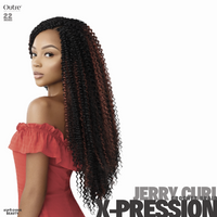 Outre Crochet Braids X-pression Twisted Up Passion Jerry Curl 22 inches