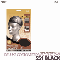 QFITT - Make Your Own Deluxe Customized Weaving Cap #551 Black