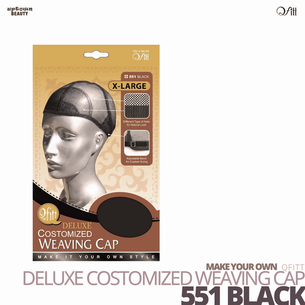 QFITT - Make Your Own Deluxe Customized Weaving Cap #551 Black