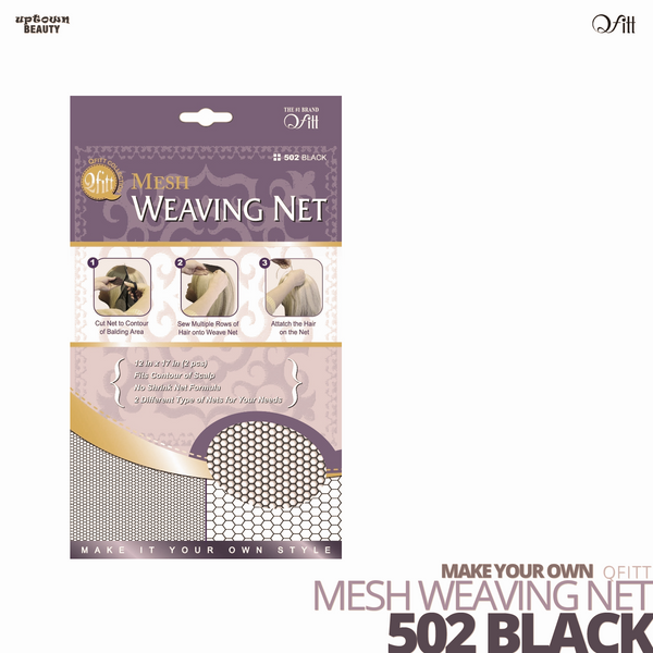 QFITT - Make Your Own Mesh Weaving Net #502 Black