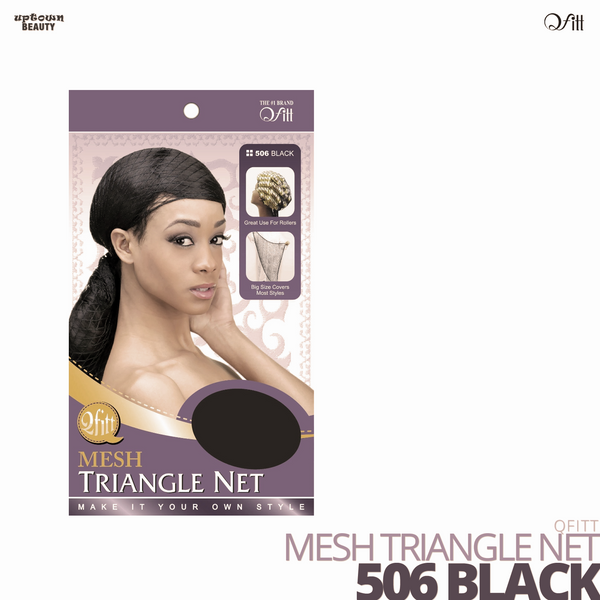 QFITT - Mesh Traiangle Net #506 Black