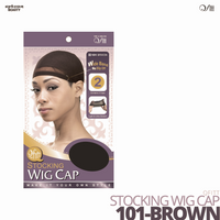 QFITT - Stocking Wig Cap #101 Brown