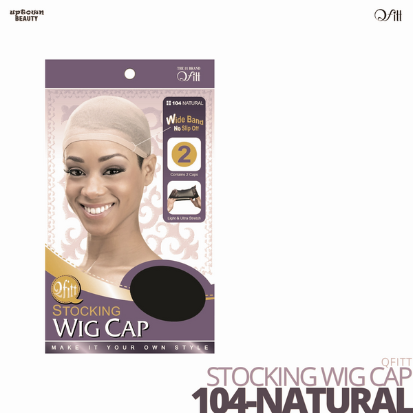 QFITT - Stocking Wig Cap #104 Beige Natural