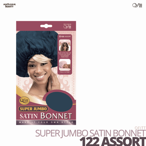 QFITT - Super Jumbo Satin Bonnet #122 Assort