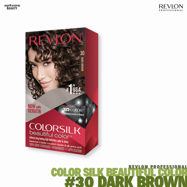REVLON Color-silk Beautiful Color Permanent Color #30 Dark Brown