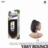 SHAKE-N-GO FreeTress Equal Drawstring Ponytail # Yaky Bounce # 14 inches