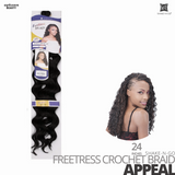 SHAKE-N-GO Freetress Synthetic Hair Crochet BRAID #Appeal #24 inches