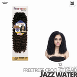 SHAKE-N-GO Freetress Synthetic Hair Crochet BRAID #Jazz Water #12 inches