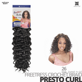 SHAKE-N-GO Freetress Synthetic Hair Crochet BRAID #Presto Curl #26 inches