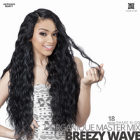 SHAKE-N-GO Organique Mastermix Synthetic Bundle Weave #Breezy Wave 18 inches