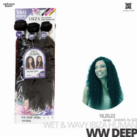 SHAKE-N-GO Wet & Wavy IBIZA  Bundle Weave 3PCS #WW Deep 18-20-22 inches