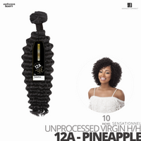 Sensationnel Bare&Natural Unprocessed Virgin Human Hair #12A -Pineapple- #10 inches