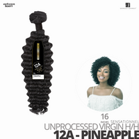Sensationnel Bare&Natural Unprocessed Virgin Human Hair #12A -Pineapple- #16 inches
