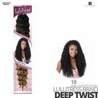 Sensationnel Lulutress Crochet Braids #Deep Twist 18 inches